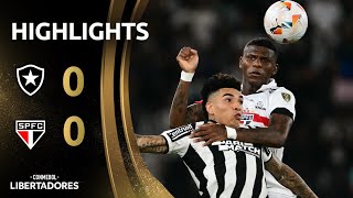 BOTAFOGO vs SÃO PAULO  HIGHLIGHTS  CONMEBOL LIBERTADORES 2024 [upl. by Evod]