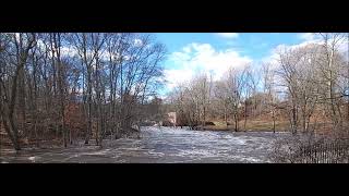 When the Upper Falls of the Yantic River resembled the Lower Falls [upl. by Barby609]