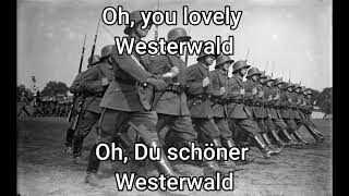 Westerwaldlied  German Marching Song [upl. by Dickenson]