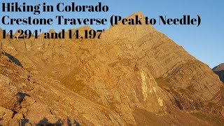 Colorado 14ers  Crestone Traverse [upl. by Esmerelda394]