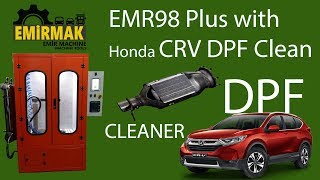 EMR98 PLUS DPF Cleaning Machine with Honda CRV DPF Cleaning [upl. by Tito]