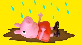 Piggies Muddy Puddles Play in Rainy Day  Piggy STORY for Children [upl. by Panchito]