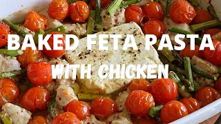 Baked Feta Pasta Recipe  Healthy Tasty and Quick [upl. by Ymrots216]