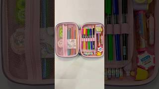 Beautiful unicorn jumbo pencil pouch with filling cute stationery stationery schoolsupplies [upl. by Hussar]