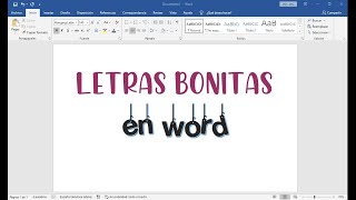 Cómo instalar fuentes en Word [upl. by Amalbena]