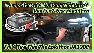 The Lokithor JA300 It Will Jump Start Your Car And Fill Your Tires [upl. by Fedak]