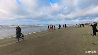 Nieuwjaarsduik 2024 Castricum [upl. by Bannister]