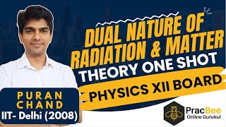 Dual nature of radiation and matter Class 12 One Shot Chapter 11 CBSE 2024  Puran Sir  IIT Delhi [upl. by Scevo]