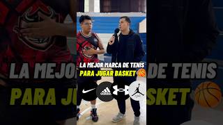 LA MEJOR MARCA DE TENIS para BASKET 🏀 nba deportes baloncesto basket basquetbol basketball [upl. by Dione]