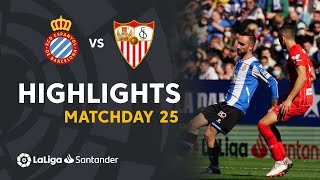 Resumen de RCD Espanyol vs Sevilla FC 11 [upl. by Idmann]