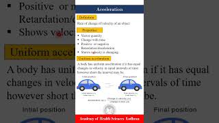 What is Acceleration  BioPhysics by Imran Yaseen [upl. by Trager]