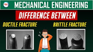 Ductile vs Brittle fracture  Ductile ampBrittle material Difference between ductile ampbrittlefracture [upl. by Holbrook]