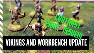 February work bench update for Victrix Vikings and issues with contrast paint [upl. by Pacien]