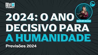 ASTRÓLOGA FAZ PREVISÕES PARA 2024  quotUm ano decisivo para a história da humanidadequot [upl. by Atteloj78]