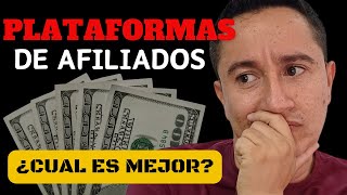 Las 3 MEJORES PLATAFORMAS de AFILIADOS GANA DINERO haciendo MARKETING DE AFILIADOS 2024 [upl. by Melentha]