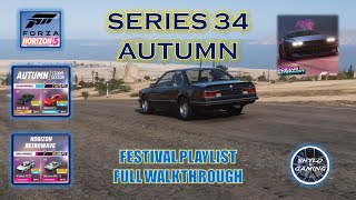 Forza Horizon 5  Festival Playlist Horizon Retrowave  Autumn  Full Walkthrough 🎮 [upl. by Aracaj]