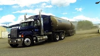 MACK TRUCKS 1  Gotta love Macks distinctive sound Bulldog power movin freight [upl. by Ainnos]