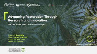 COP16 Restoration Pavilion 9 Dec Advancing Restoration through Research and Innovation [upl. by Kinsman]