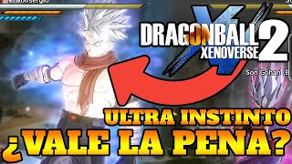 DRAGON BALL XENOVERSE 2 VALE LA PENA EL ULTRA INSTINTO PARA AVATARES QUE AUMENTA Y ESTADISTICAS [upl. by Jovitah]