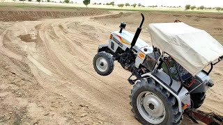 Eicher 380 Fully Loaded Trolley  Farmtrac 6055 and Mahindra 575  2 Jcb Machine Working [upl. by Zetta]