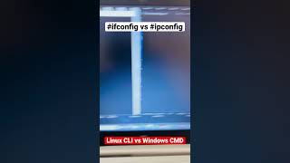 What is the difference between ifconfig and ipconfig command  Linux CLI vs Windows CMD [upl. by Kristine]