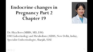 Endocrine changes in pregnancy part 2 [upl. by Tiphanie182]