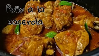 POLLO A LA CACEROLA súper fácil de cocinar exquisito 🤤\CoCina360 [upl. by Anemij318]