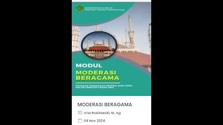 Test Akhir Modul Moderasi Agama PPG 2024 [upl. by Rabassa]