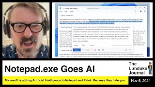 Notepadexe Goes AI [upl. by Aneles812]