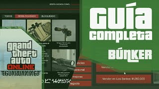 GTA Online  Búnker  Guía Completa  Compra  Mejoras  Negocio  Investigación [upl. by Eihpos]