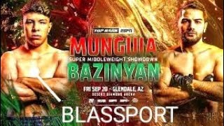 JAIME MUNGUÍA vs ERIC BAZINYAN 🥊 HOY 🥊Bazinyan invicto munguia por la reivindicación [upl. by Hseyaj]