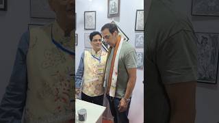 Vindu Dara Singh Supports Painters At The Haat Of Art Event 2024 [upl. by Zoilla242]