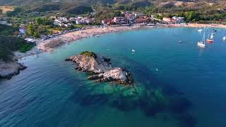 Kalamitsi Sithonia 2024 Aerial Drone Landscape video [upl. by Alexia]