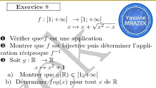 applications 1 bac sm exercice 08 [upl. by Elleraj604]