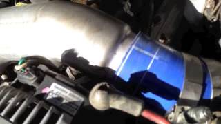 Turbo hoses on a 60 Ford Powerstroke diesel CAC Charge air cooler hoses [upl. by Neetsirk]