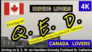 Driving on Q E W Hamilton to St Catherine  4K [upl. by Purdum]