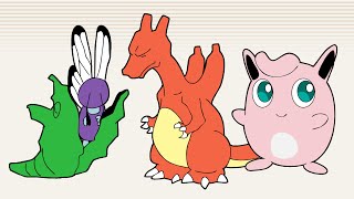 Pokemon Evolution Animation Gen 1 [upl. by Llertnov]