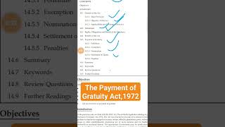 The Payment of Gratuity Act1972 gratuity labourlaw law educational [upl. by Ihsorih960]