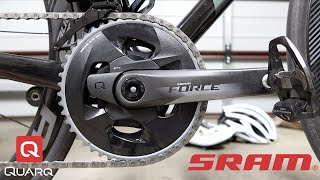 SRAM REDForce AXS Power Meter Spider Details  Review [upl. by Nwahshar174]