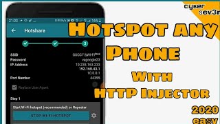 Share data with HTTP injector  share vpn connection easy tutorial ✔️ [upl. by Cavanagh396]