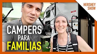 5 Campers Pequeños para Familias 📍HERSHEY RV SHOW [upl. by Georglana]