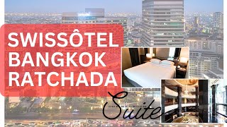 SWISSÔTEL BANGKOK RATCHADA  suite room  executive lounge  RECOMENDED 5 ⭐ hotel [upl. by Ahsauqal]