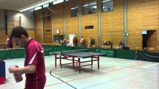 Eduard Rups vs Peter Petrovics 4 Satz  TTC Altena ClubTV [upl. by Annawt]