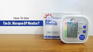 How To Use Dr Morepen BP Monitor  How To Check Blood Pressure At Home  HotDeals360 [upl. by Enelez]