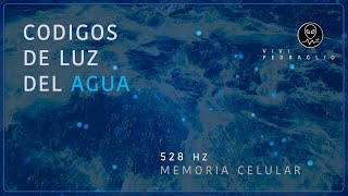 528HZ 💫 CODIGOS DE LUZ DEL AGUA 💧 Memoria Celular  Frecuencia Arcturiana  Vivi Pedraglio [upl. by Koy]