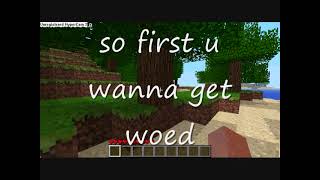 how to make a hood base in minecrfatwmv [upl. by Htezil]