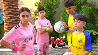 Heidi and Zidane play football with Jason Vlog [upl. by Eesdnyl]