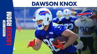 Dawson Knox quotTeam First Mentalityquot  Buffalo Bills [upl. by Ijies]