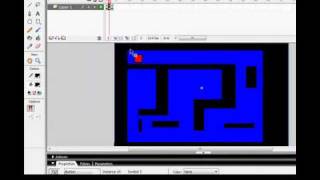 Macromedia Flash 8  Creating a Simple Maze Tutorial [upl. by Merci]