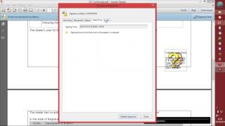 VALIDATING DIGITAL SIGNATURE ON PDF FORMS [upl. by Akiemahs]